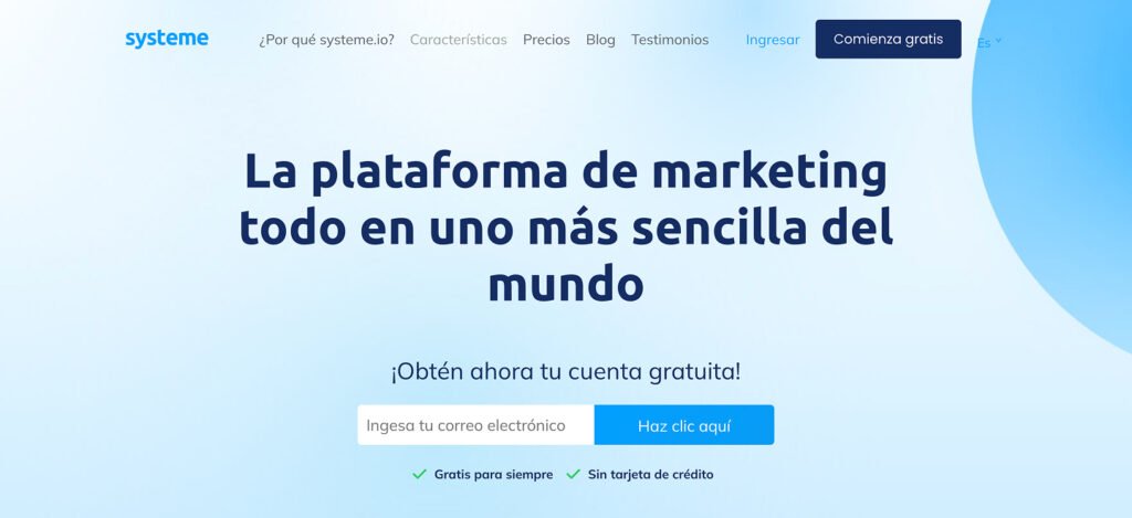 Tutoriales del Curso de Systeme.io para Crear Embudos de Venta