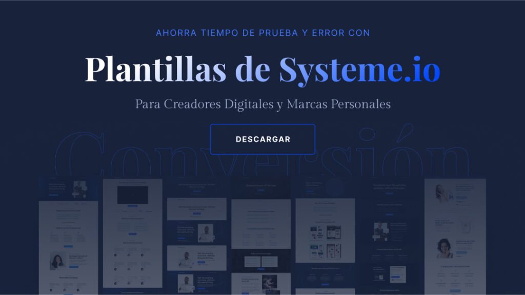 Plantillas de Systeme.io Modernas (2025)