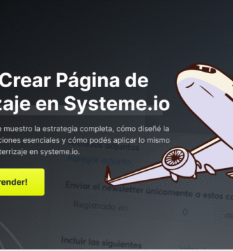 Cómo Crear Página de Aterrizaje en Systeme.io